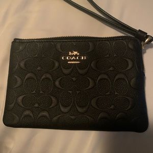 Coach wristlet. New with tags. Black